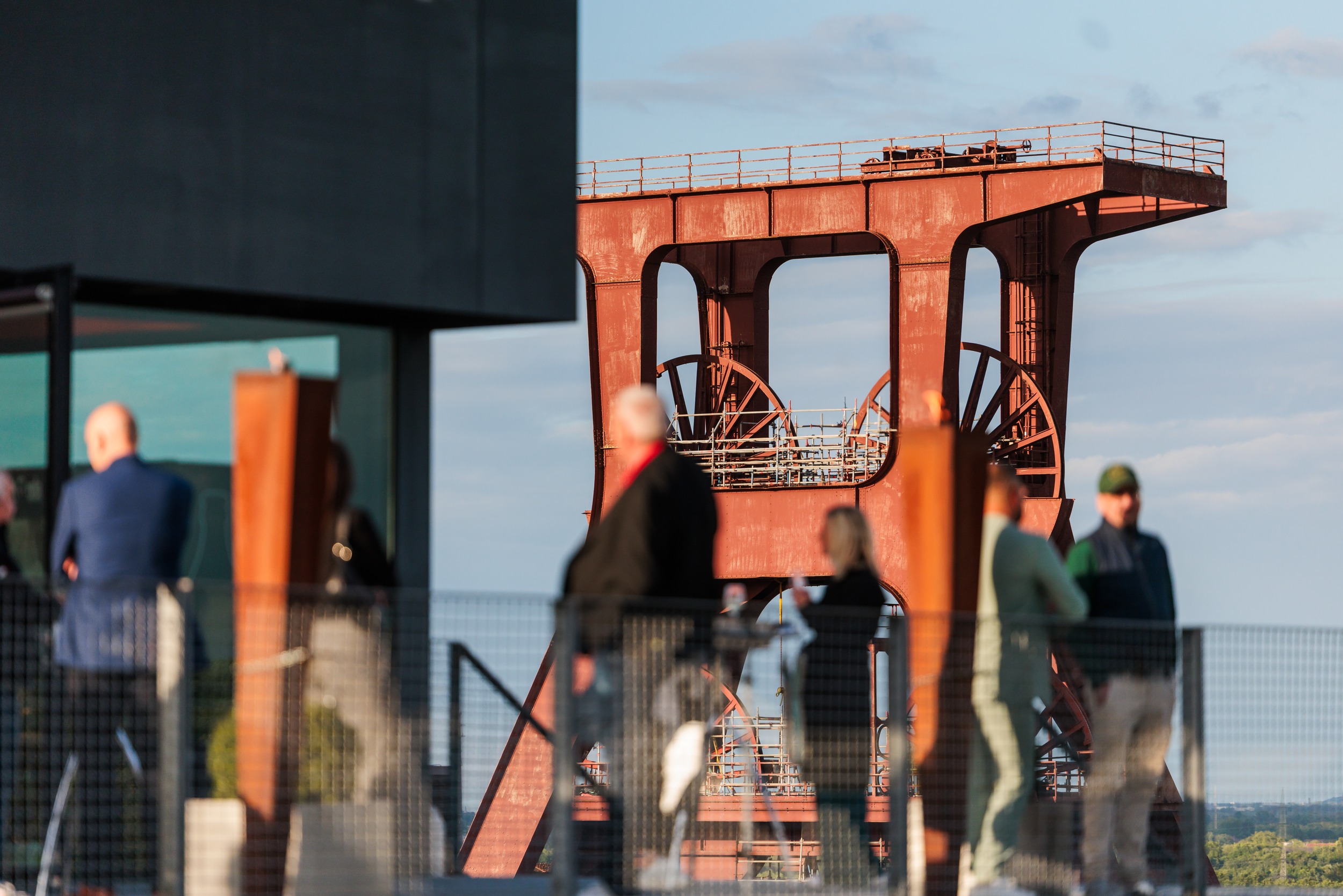 Eventfotografie - Event mit Zeche im Hintergrund